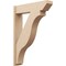 Ekena Millwork 7 1/2-in W x 30-in D x 42-in H Funston Slat Rough Cedar Woodgrain TimberThane Outlooker, Primed Tan OUTUR075X30X42FST24RCPR - alternate 1